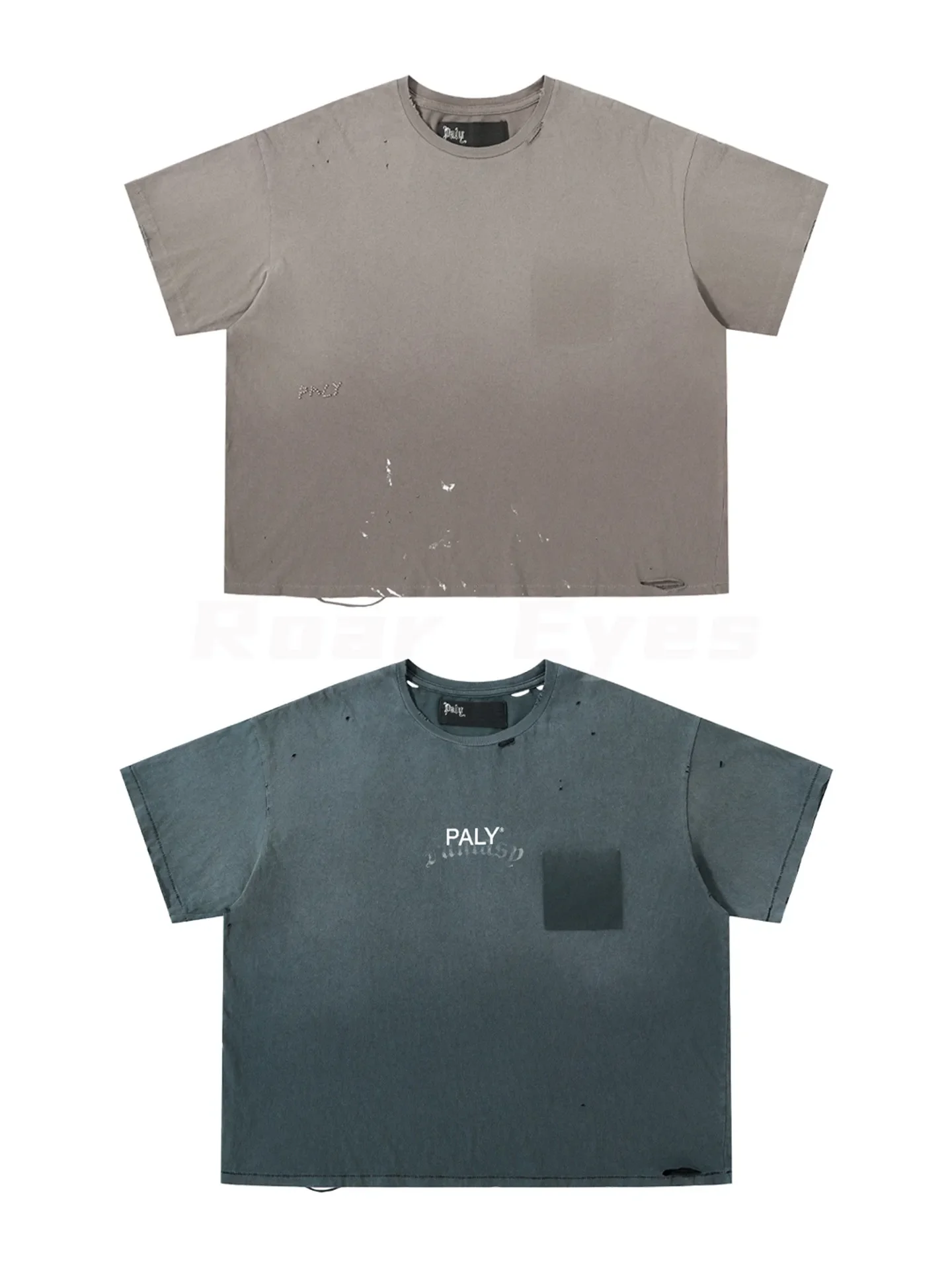 Paly Hollywood Washed and Ruined Short Sleeve T-Shirt