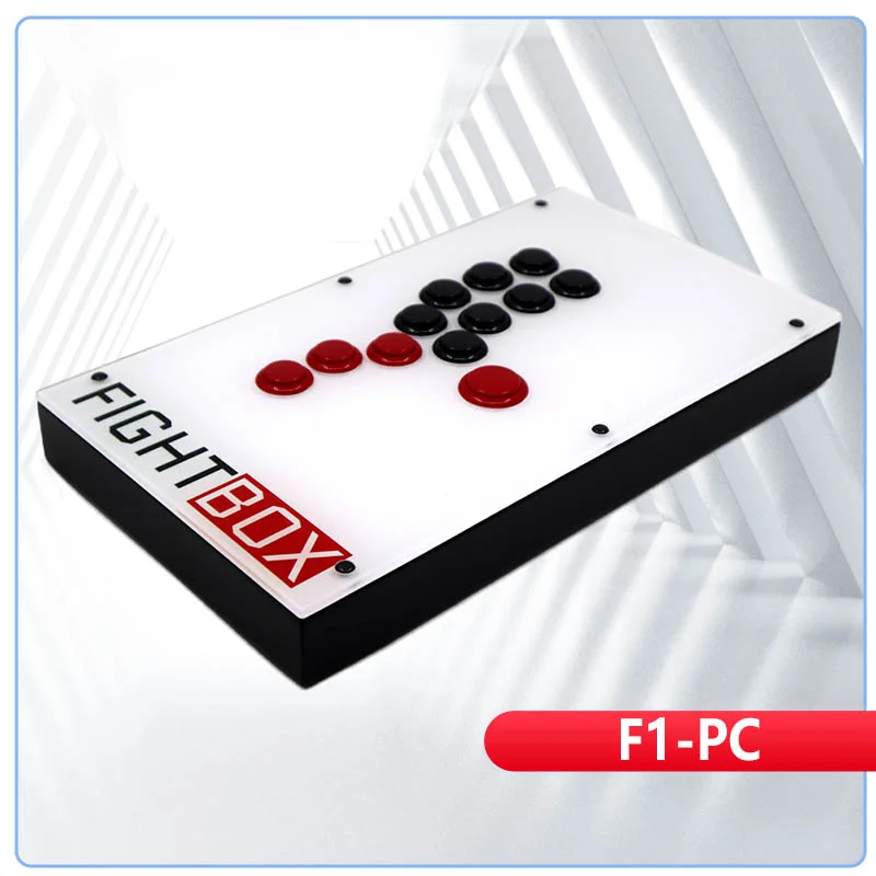 FIGHTBOX アーケードジョイスティック Amazon.co.jp: FightBox B1-PC-White超薄型オールボタン Leverless