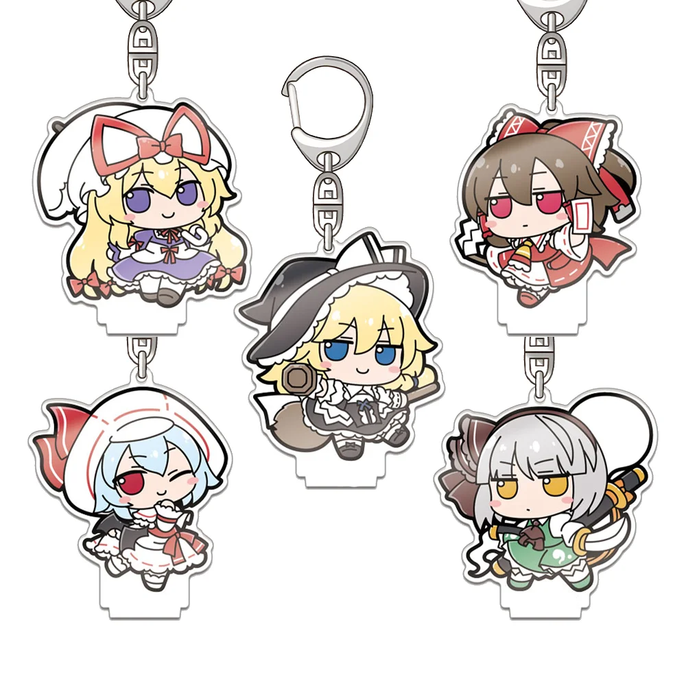 Touhou Project Hakurei Reimu Konpaku Youmu Remilia Scarlet Kaenbyou Rin Official Acrylic Keychain Bag pendant anime goods Gifts