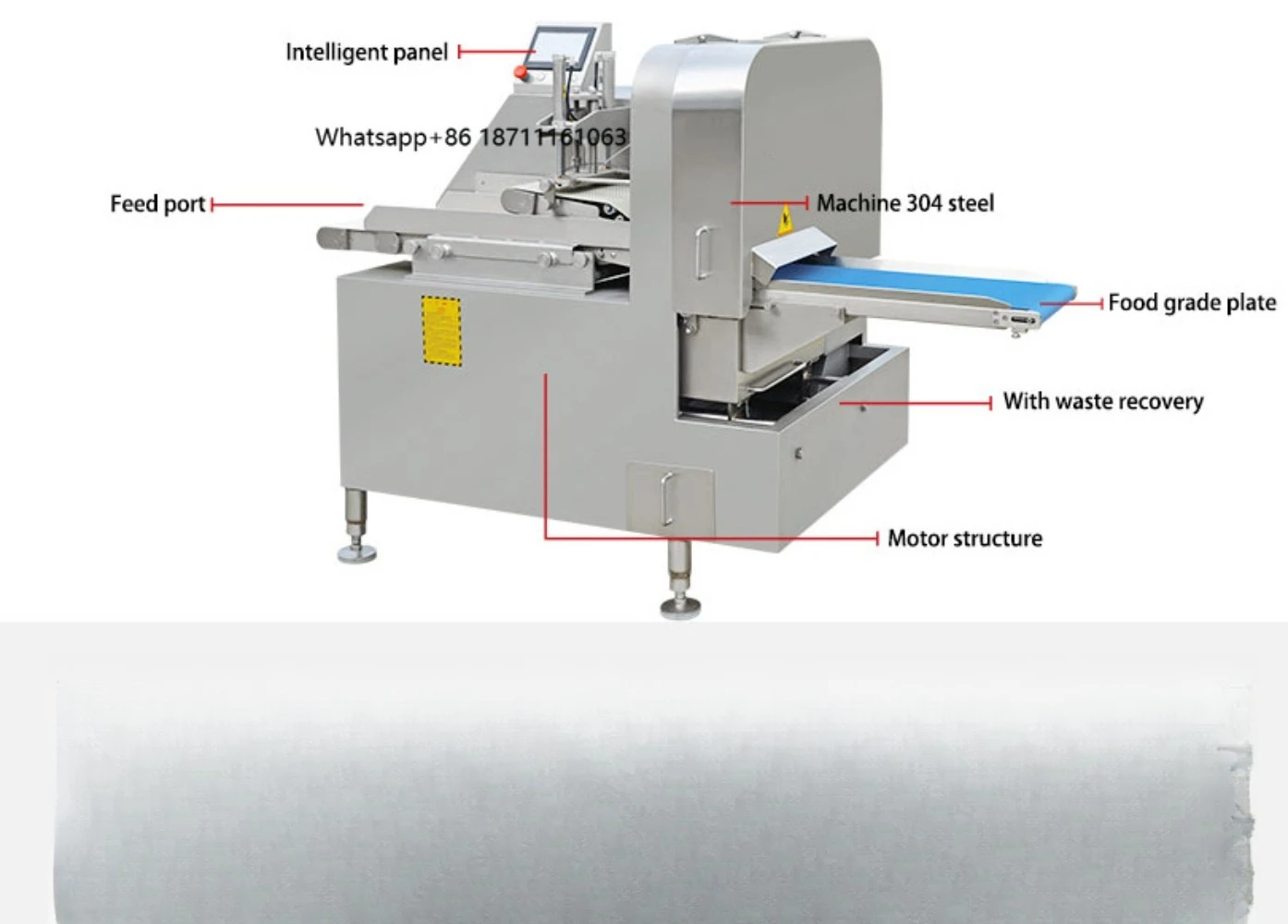 Large Output 2D Frozen Meat  Automatic Beef Mutton Dicing Machine for Frozen Food Manufacturer