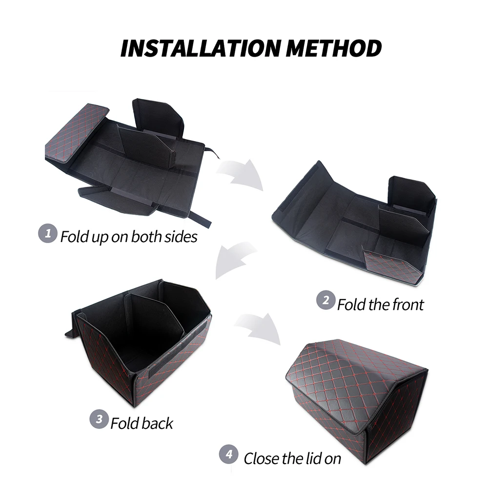 Ящик для хранения в багажнике автомобиля, портативный складной ящик для хранения в автомобиле, многофункциональная сумка для багажника автомобиля,