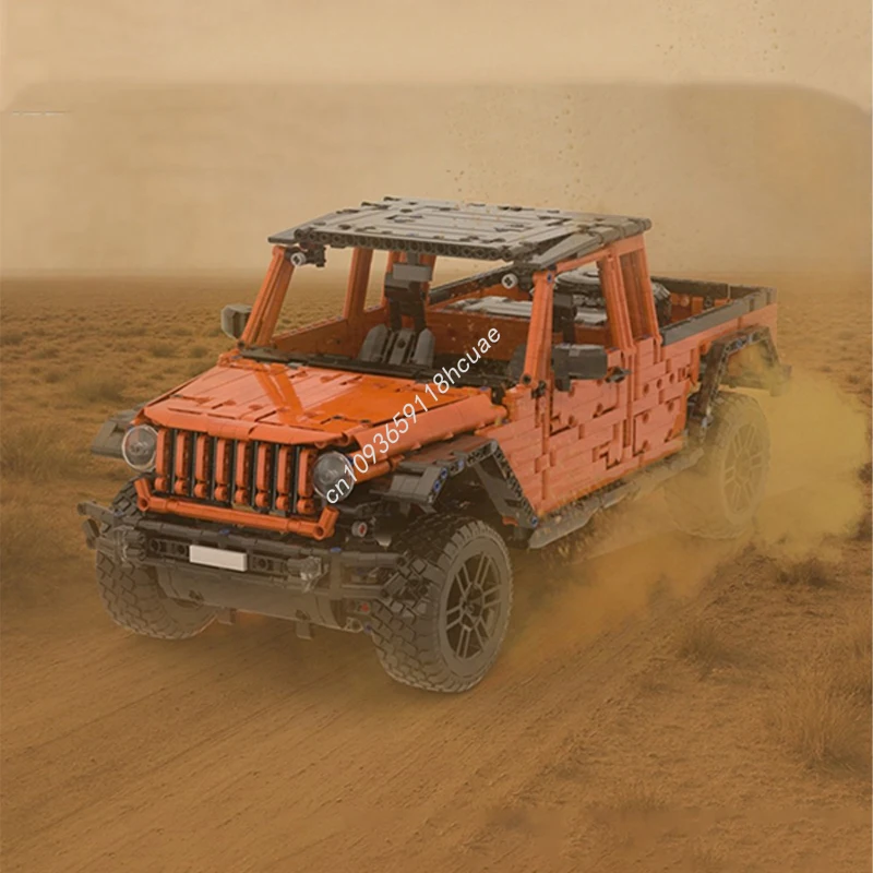 2019 個 MOC ジープ ラングラー JK8 テクニカルモデルビルディングブロックモジュラークラフトおもちゃ建築クリスマスギフト