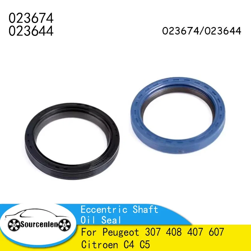 Engine Camshaft Oil Seal Eccentric Shaft Oil Seal 023674 9652989980 023644 For Peugeot 307 408 407 607 Citroen C4 C5