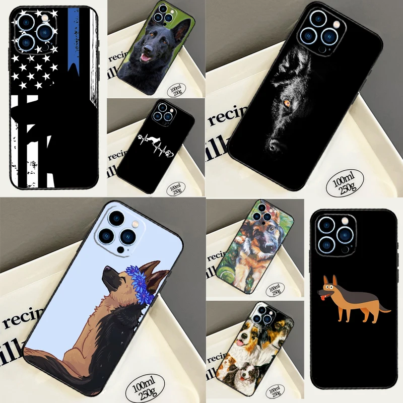 German Shepherd Dog Cover For Samsung Galaxy S25 S24 S23 S22 S21 S20 S26 Ultra S10 Plus S25 FE S24 FE Phone Case
