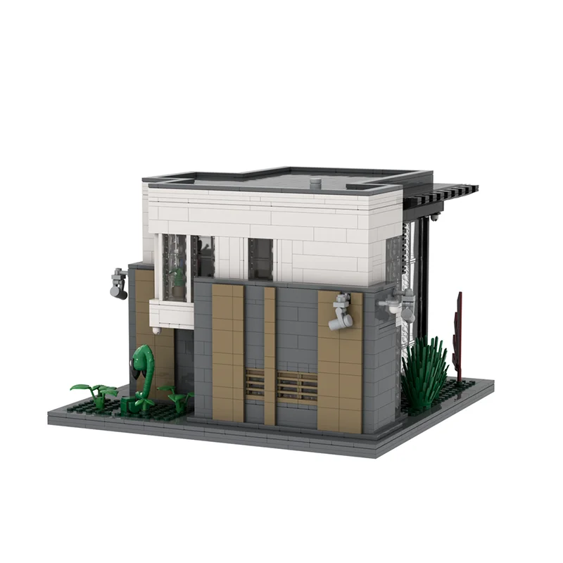 도시 스트리트 뷰 Moc 빌딩 블록 예술 수집가의 집 모델 기술 벽돌 DIY 조립 휴일 장난감 세트 선물