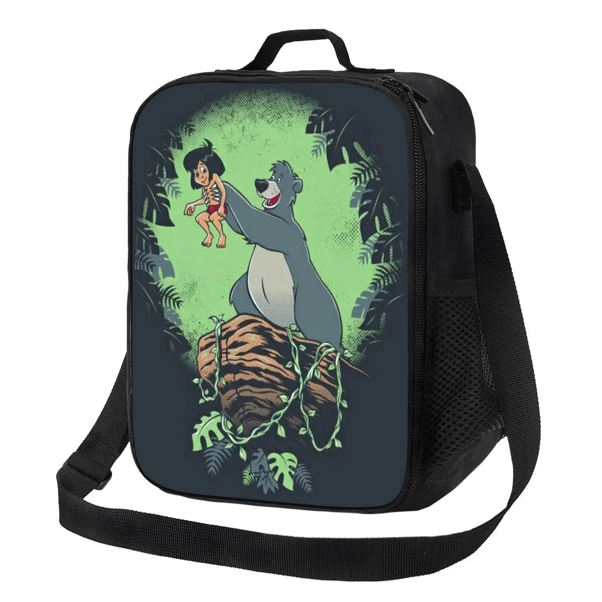 

Custom The Jungle Book Baloo Lunch Bag Women Cooler Warm Insulated Lunch Boxes for Student School