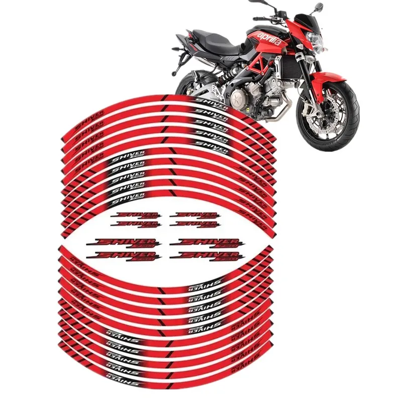 FOR APRILIA Shiver750 Motorcycle Parts Contour Wheel Decoration Decal Sticker - D