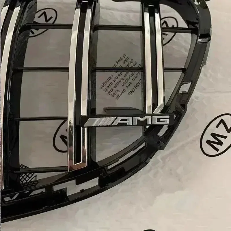 1pcs 3D AMG Logo Emblem Car Front Grille Badge For Mercedes Benz w211 W124 W169 W176 W177 W202 W203 W204 W205 W210 accessories view 3