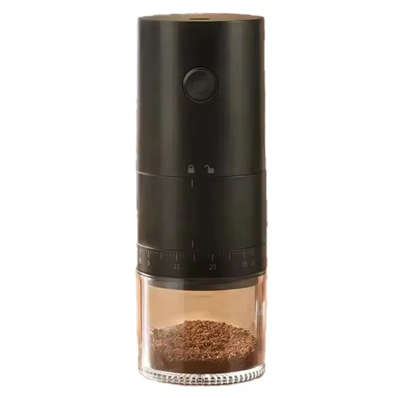 Gen Basic Rechargeable USB Electric Coffee Grinder Portable 38 Gears Adjustable Mini Coffee Machine Ideal For Home Use B