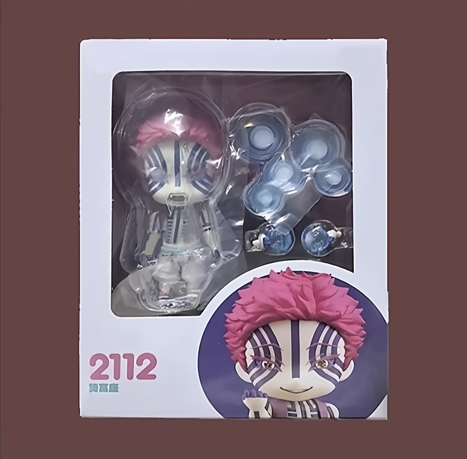 Figura de ação Akaza 2112 - Estátua colecionável Demon Slayer, brinquedo modelo de exibição de mesa