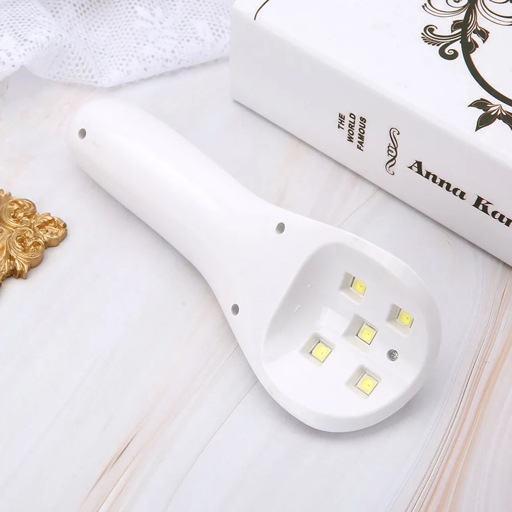 1Pcs Handheld Nail Dryer LED Lamp Simple Design Fast Dry Gel Timer Manicure Tool Portable Nail Polish Dryer Beauty Light