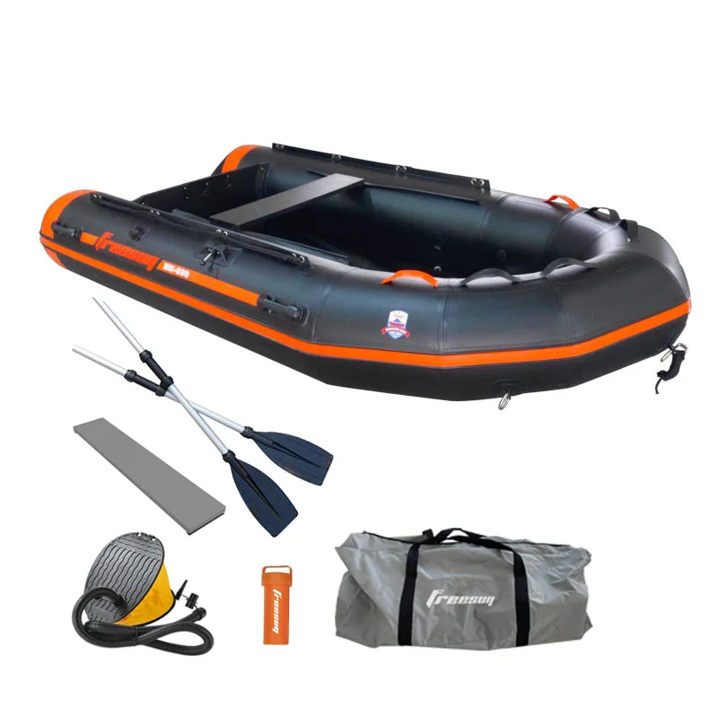 

Inflatable Boat High Quality Customized Removable Aluminium Floor Rescue Inflatable Boat With Motor Multi Chambers Cheap