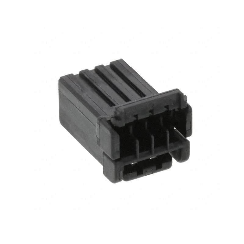 174967-2 Housing for Male Terminals,Wire-to-Wire,4P,0.098 in [2.5 mm] Centerline,Multilock Connector System,174966-2 Female