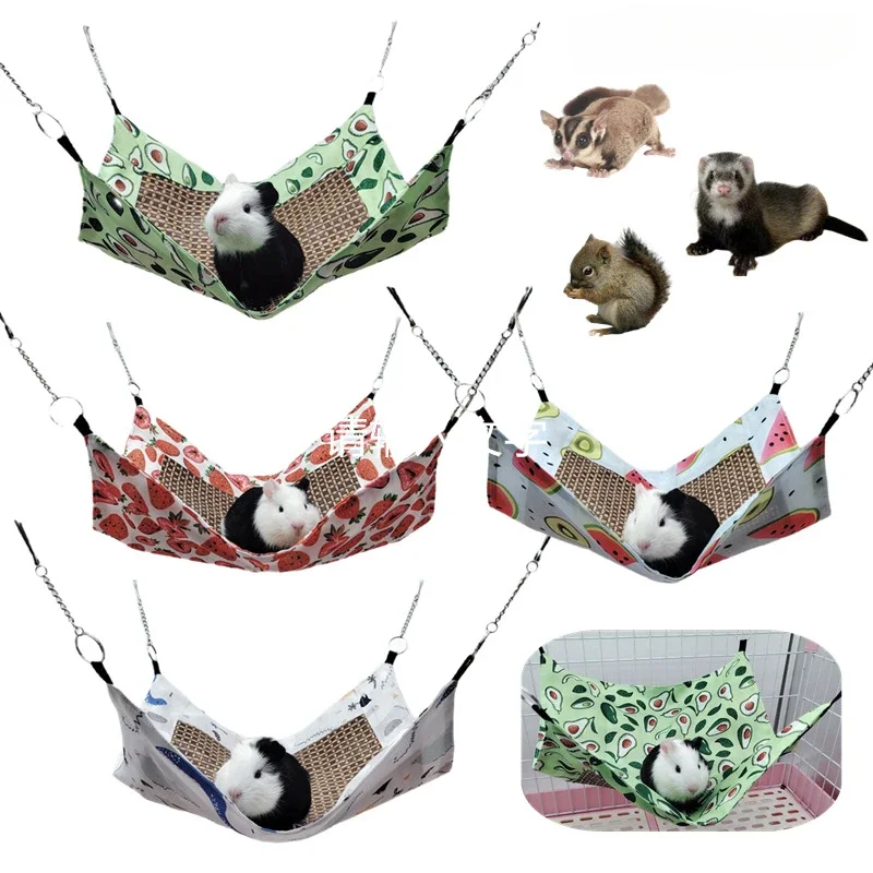 

Small Pet Cool Mat Hammock Honey Bag Flying Squirrel Ferret Breathable Cooling Suitable for Summer Spring Autumn