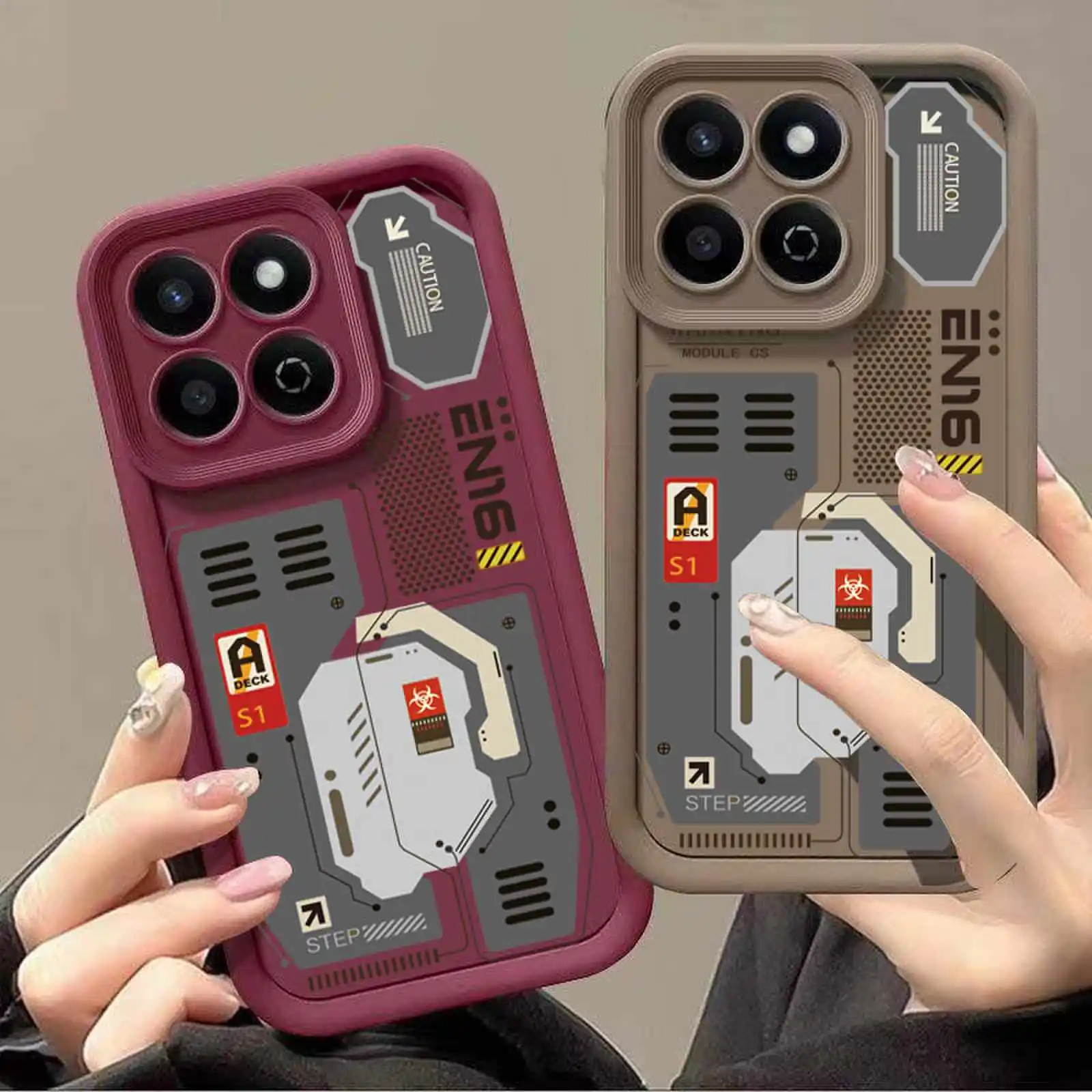 غلاف الهاتف لهاتف Honor X6D X6C X6 X6s حافظة Honor X6B X6BPlus X6A X6APlus حافظة توربو متينة مقاومة للصدمات E04 #2