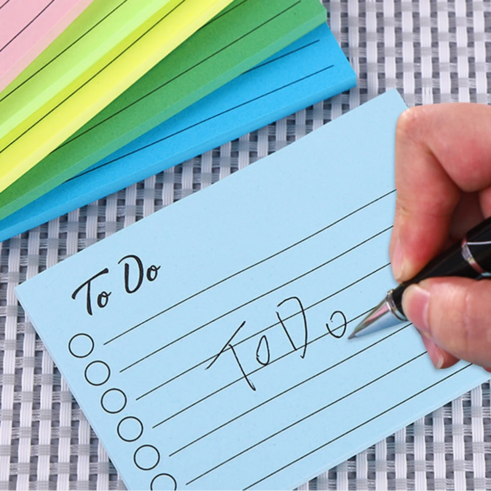 مفكرة تخطيط الدراسة ذاتية اللصق ، تذكير القائمة اليومية ، لوحة الكتابة ، المفكرة المدرسية والمكتبية ، مذكرة الكتابة ، الطالب ، 9 ألوان زاهية ، 450 ورقة