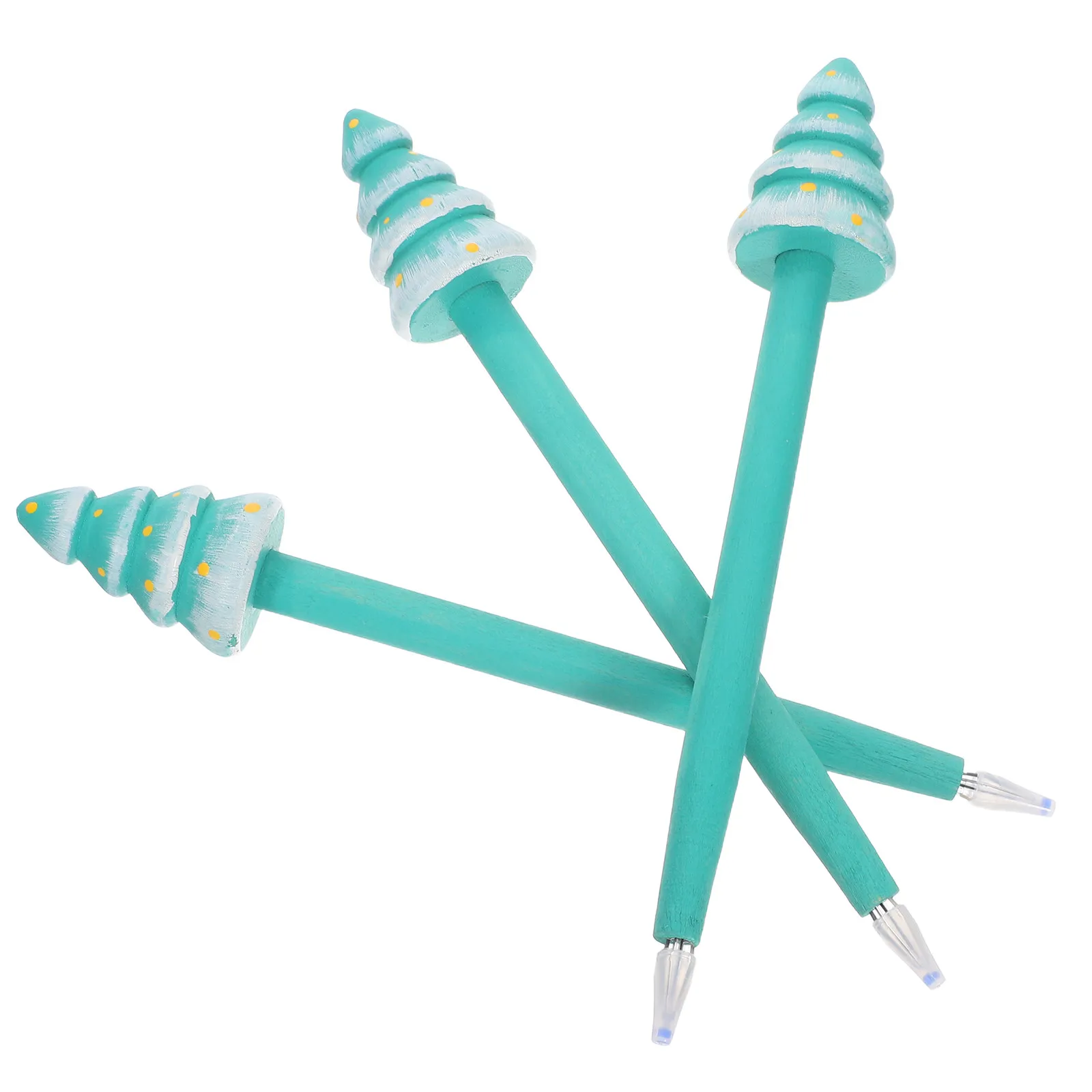 

Набор из 3 гелевых ручек «Рождественская елка»: гладкое письмо, деревянный дизайн, для праздников, офиса, школы, ведения дневников, милые декоративные канцелярские принадлежности для студентов