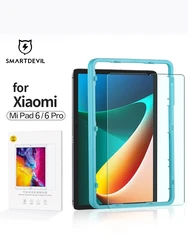 SmartDevil Tempered Glass for Xiaomi Mi Pad 6 11 inch Pad 5 5Pro 12.4 inch Tablet 9H Screen Protector HD Anti Blue Ray with Tool