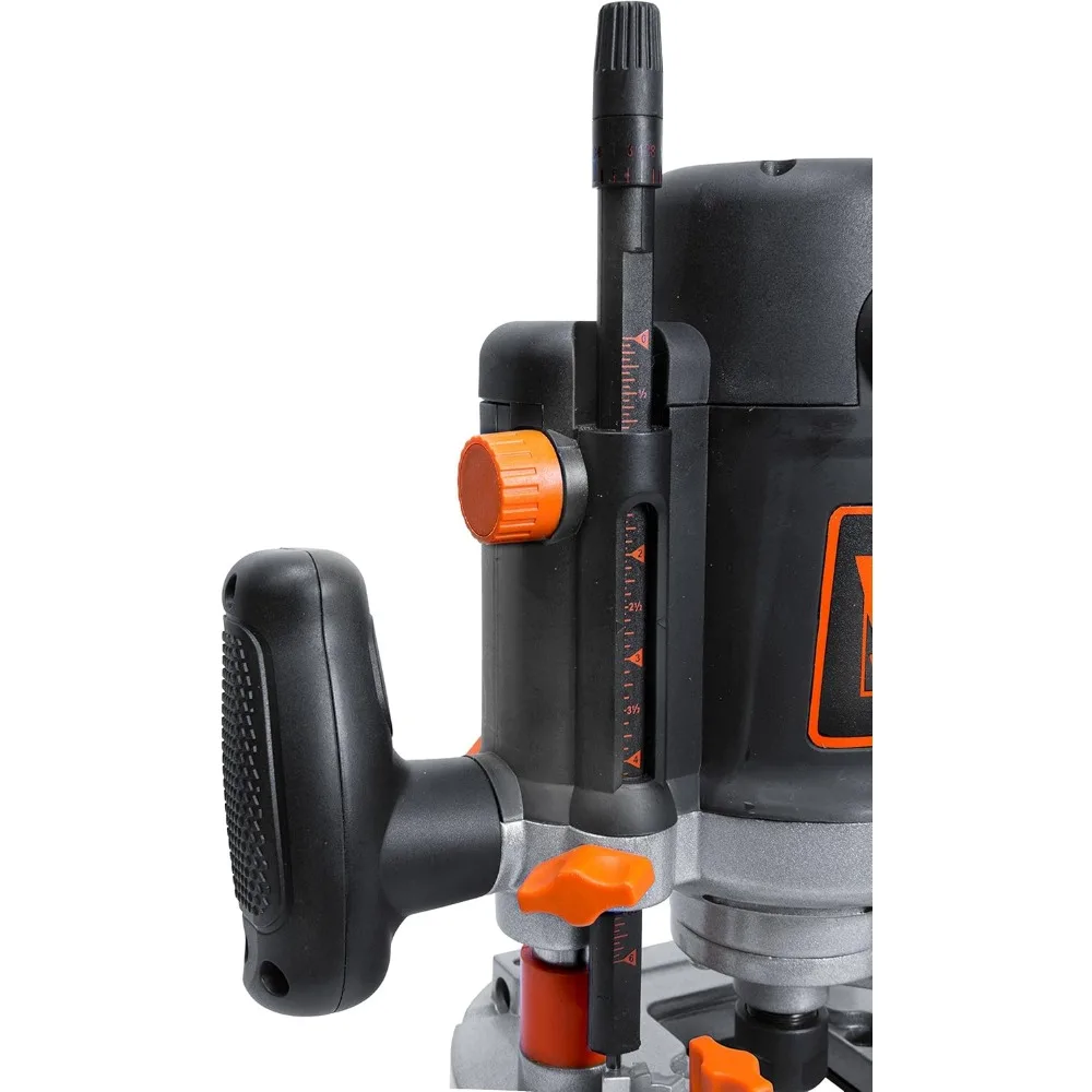 طقم توجيه سرعة قابل للتعديل بقدرة 15 أمبير لأعمال النجارة مع حقيبة حمل ودليل الحافة