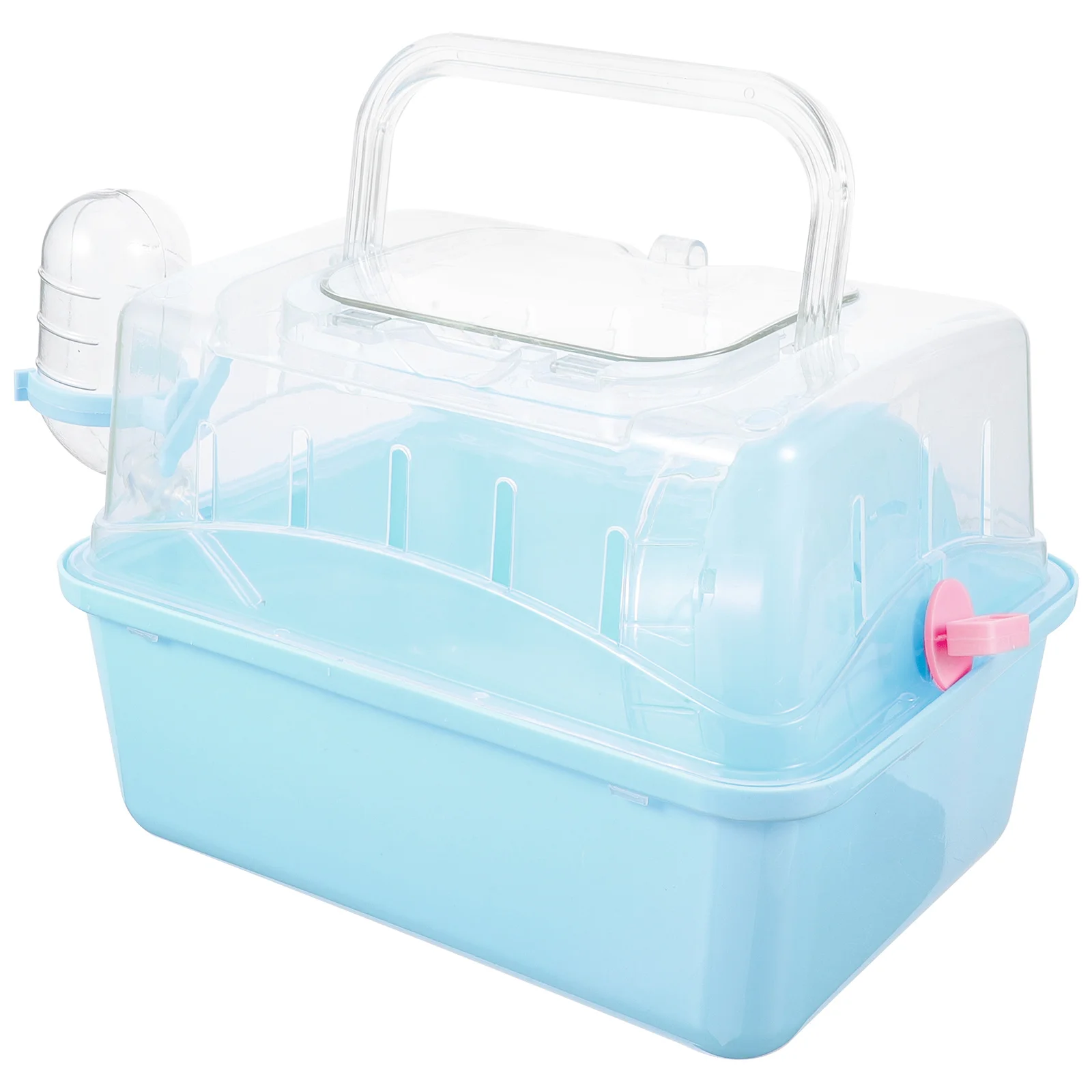 

Hamster Travel Carrier Compact Lightweight Cage for Hamsters Mice Guinea Pigs Portable Outdoor Pet Transport Container