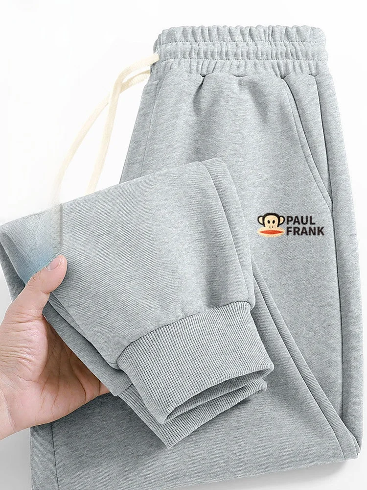 

ey Casual Sports Pants Men Spring Teenage Middle School Sweatpants Loose Fit Youth Faion Cotton Polyester