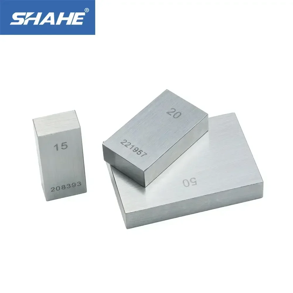 SHAHE Precision Block Gauge Measure Gage Block Steel Square Gage Measure Vernier Caliper Micrometer