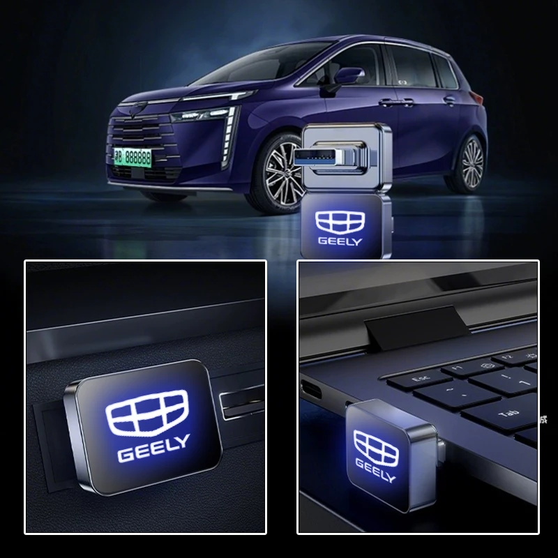 

Автомобильный USB-флеш-накопитель для хранения музыки 64/32 ГБ для Geely Atlas Boyue NL3 X6 EX7 Emgrand X7 Borui Coolray EC7 GX7 SUV GT GC9