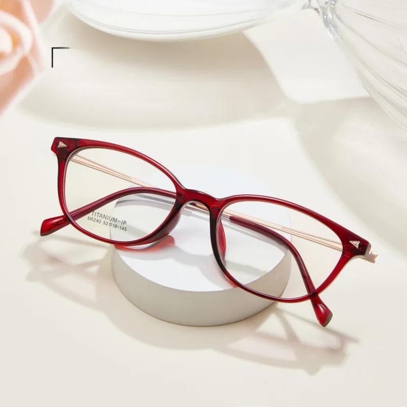 

COHK Retro Titanium Myopia Glasses Women Square Small Frames Optical Computer Glasses Classic Prescription Reading Eyeglasses