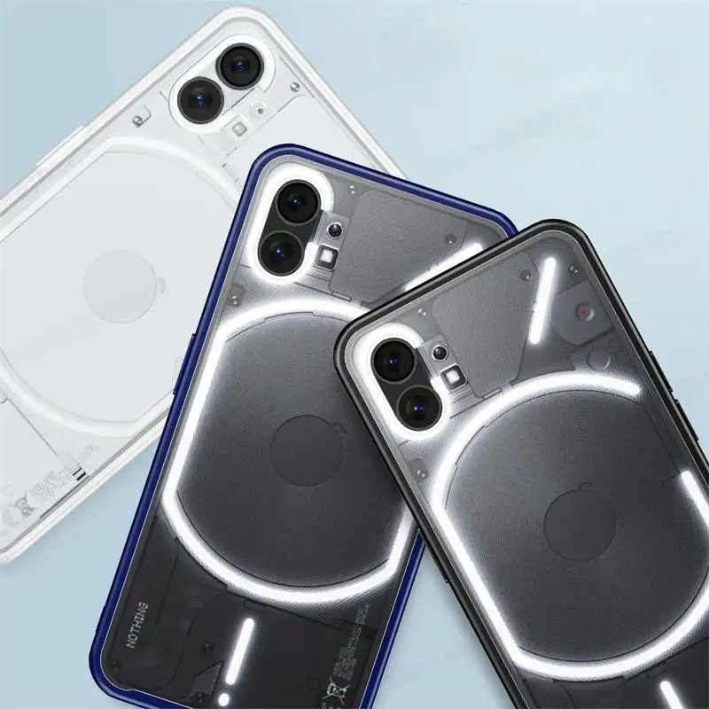 For Nothing Phone (1) Four Corners Armor Shockproof Case For Nothing Phone 1 One 2A Plus Hard PC Matte Protective Phone Cover
