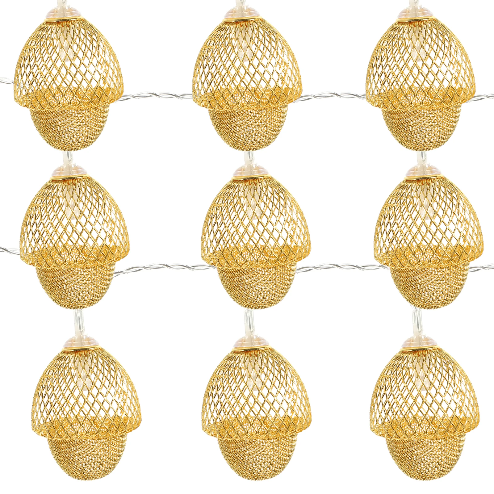 

Acorn String Plastic Decorations Xmas Decor for Indoor Outdoor Thanksgiving Christmas Party Supplies Xmas Decor