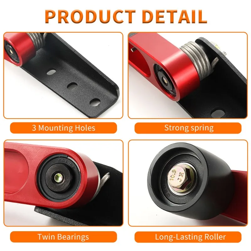 

Натяжитель ремня стабилизатора для Can Am Spyder F3 RT 2014-2024, алюминиевый натяжитель ремня мотоцикла, роликовые аксессуары