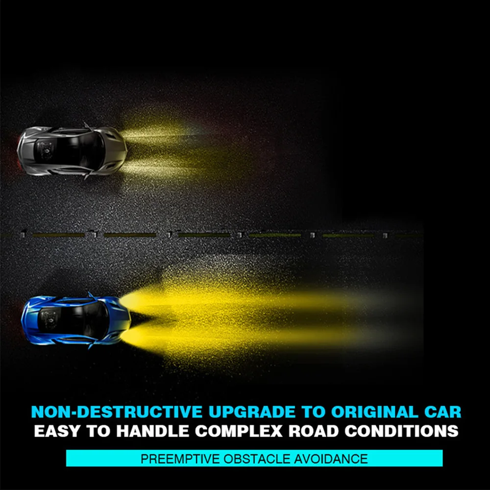 FOR Honda Ridgeline 2021+ L1B LW5B LED Fog Light with Cooling Fan Turbo Dual Color Yellow White Car Driving Lamp view 5
