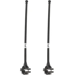 2Pcs Motorcycle Flagpole Stand Child Flags Handlebar Flagpole Adjustable Gift Abs Set Lightweight Kids Flagpoles