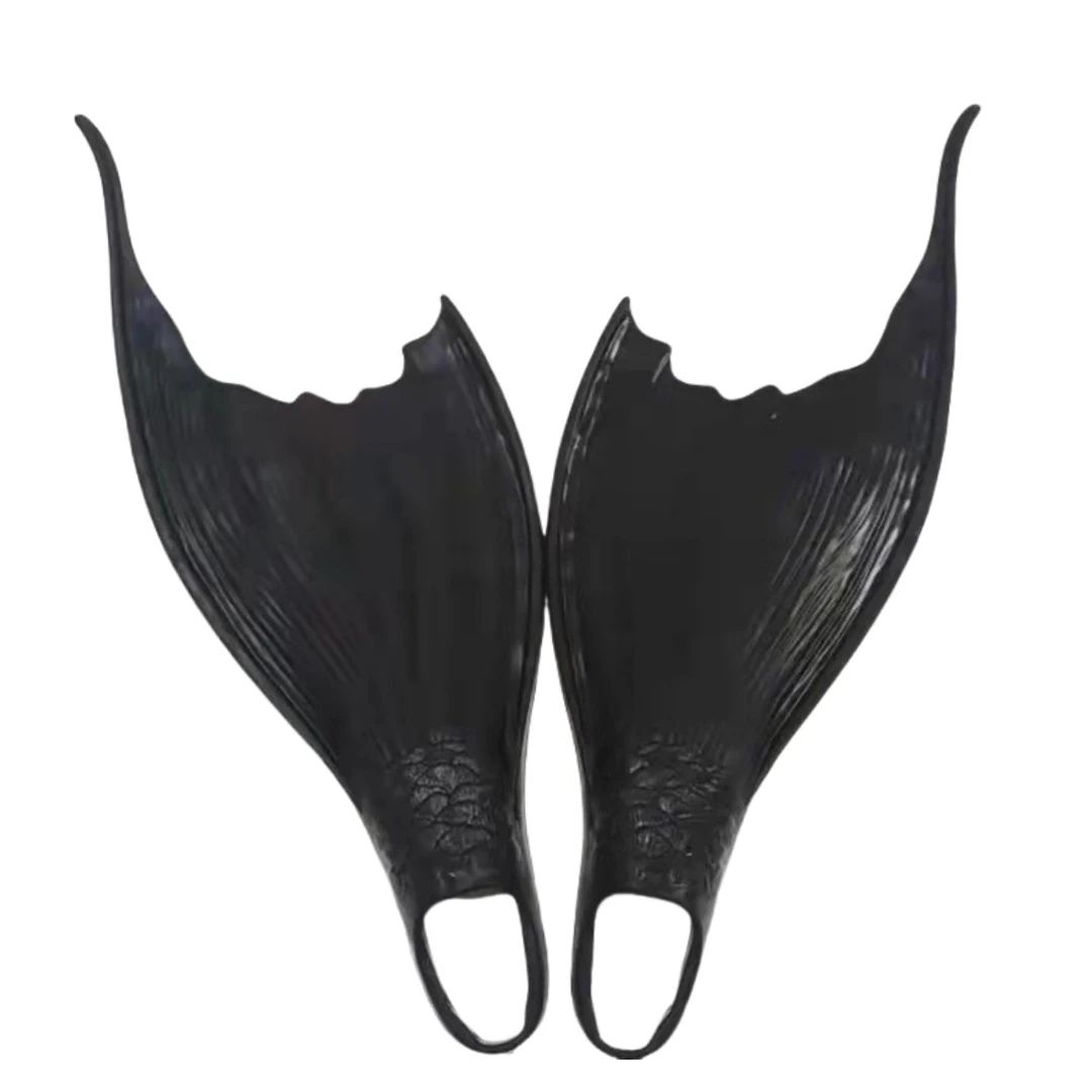 

Black Color 36-38 Mermaid Swim Tail Diving Flippers Mermaid Dreams Flippers for Kids Swimming Training Fins