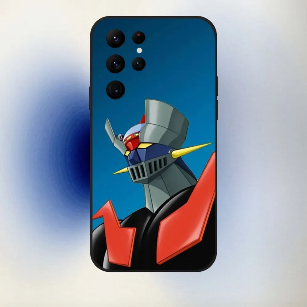 Mazinger Z Robot  Phone Case For Samsung S24,23,22,30,21,10,9,Ultra,Plus,Lite,FE,5G Black Soft Case