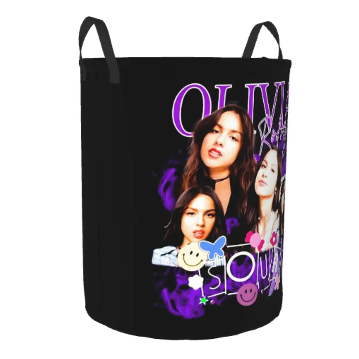 Custom Olivia Guts Sour World Tour 2024 Laundry Hamper Large Storage Basket American Singer Songwriters Girls Boys Toy Organizer