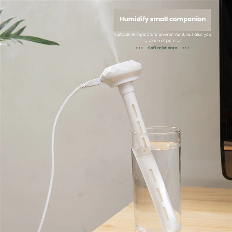 SuperDeals Donut Humidifier Universal Mini Spray USB Portable Mineral Water Umbrella Humidification Stick