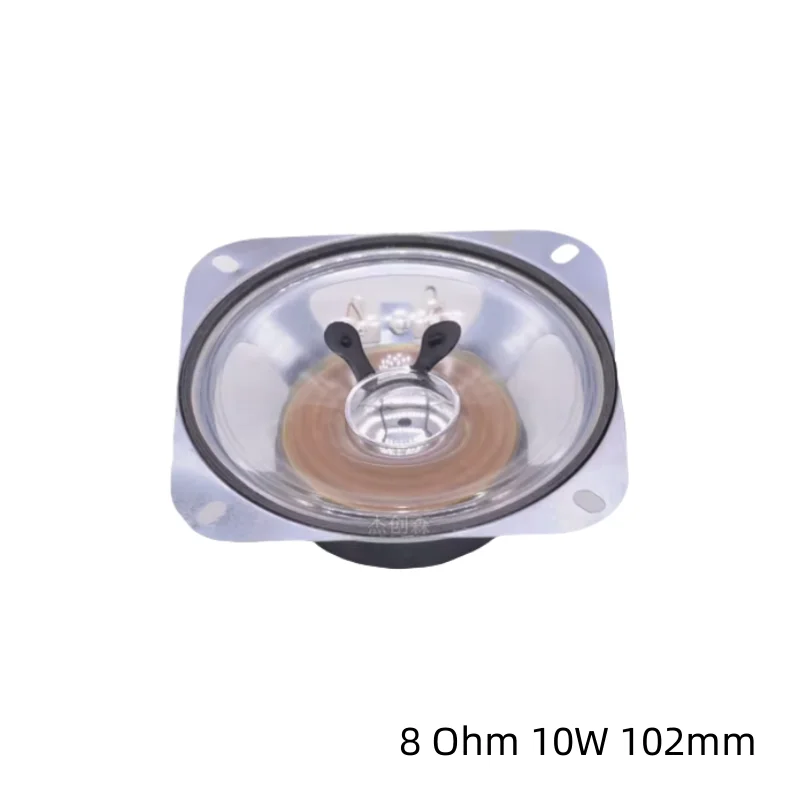 4 - Inch 102mm Waterproof Speaker, 8 Ohm 10W, Transparent External Magnet, For Industrial, Gate, Game Machine, Parking Post