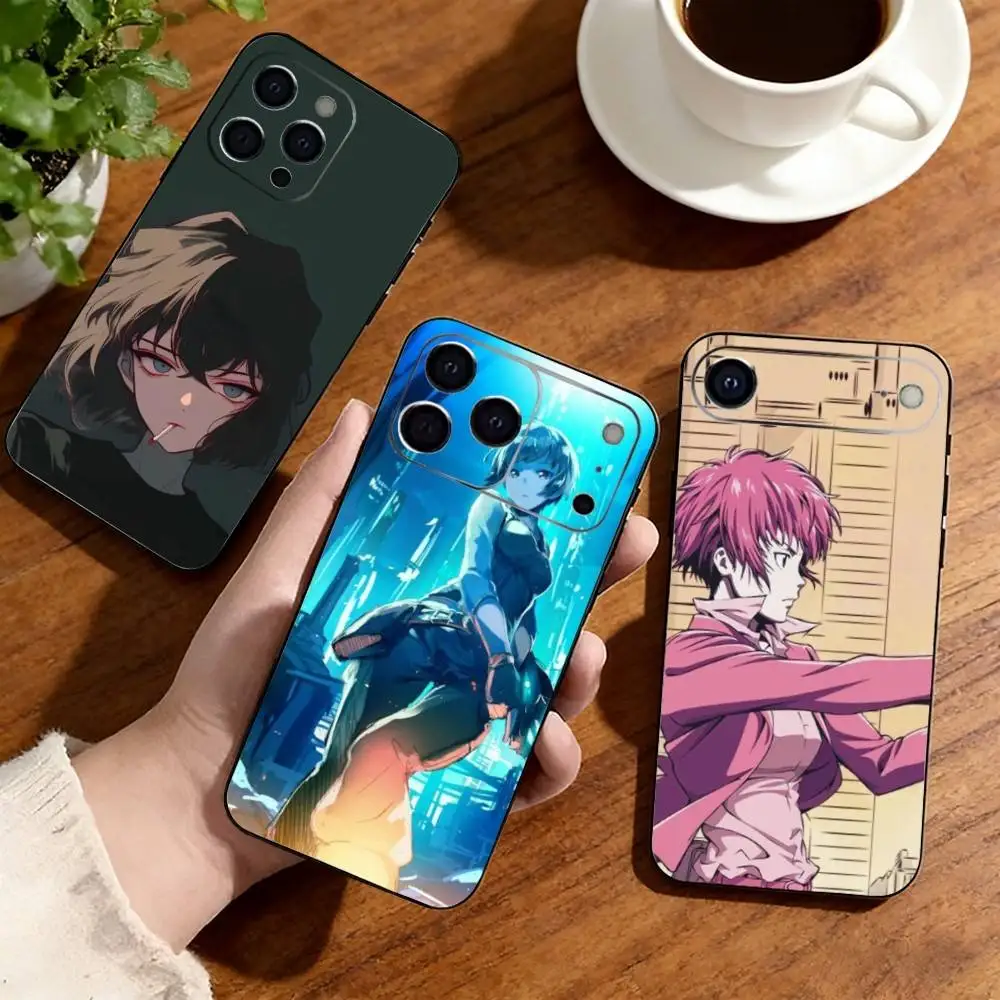 

Psycho-Pass Akane Tsunemori Phone Case For iPhone17,16,15,14,13,12,11 Plus,Pro Others Soft Black Cover