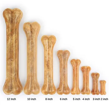 2-10 Inch Pet Dog Snacks Crispy Beef Stick Bone Teething Snacks Delicious and Nutritious Meaty Bone Crispy Pet Food Dog Food 6