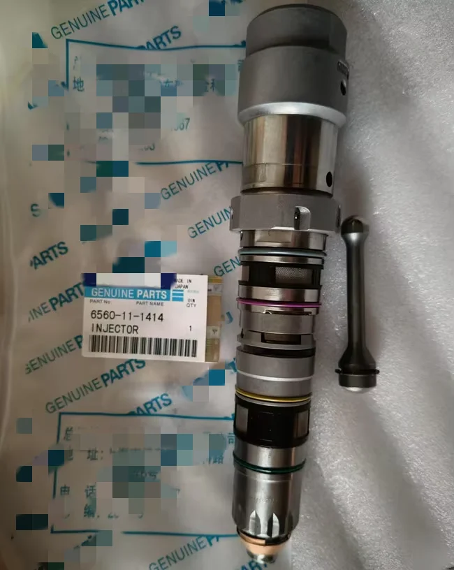 High Quality 6560-11-1414 6560111414 4088431 Fuel Injector for Excavator SA6D170 Diesel Engine Construction Machinery Parts