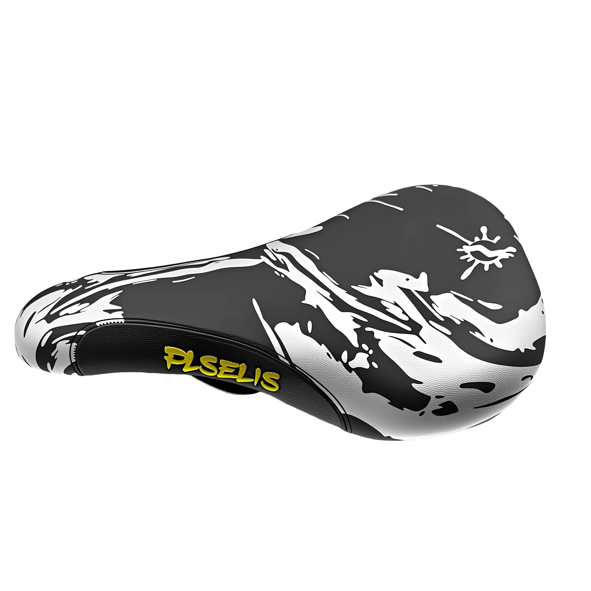 Selle de vélo de montagne PLSELIS de haute qualité : dessus en cuir PU, base en nylon, coussin en ép