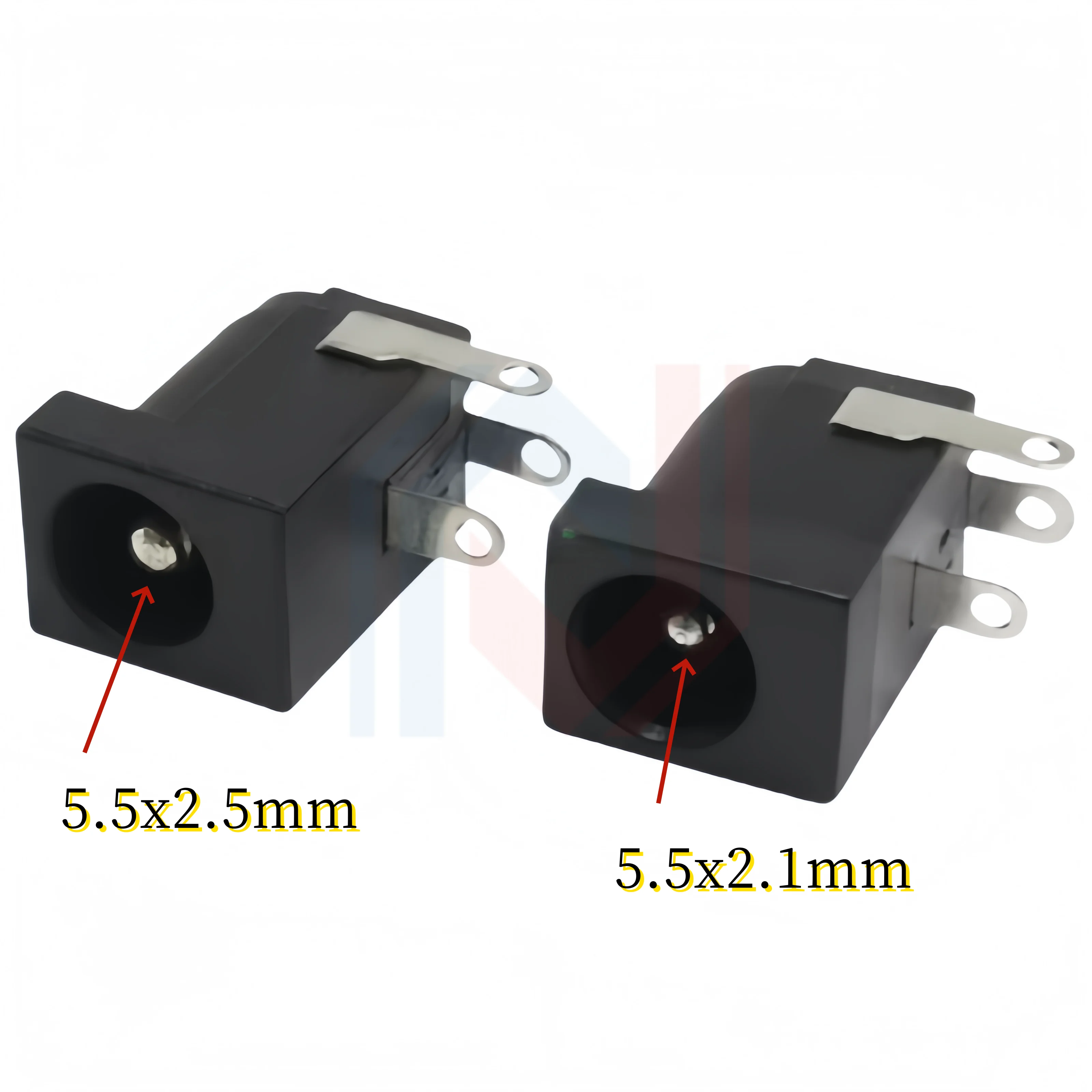 Hot Sale DC-005 DC Power Jack Socket Connector DC005 5.5x2.5mm 5.5x2.1mm Plug-in 3Pin