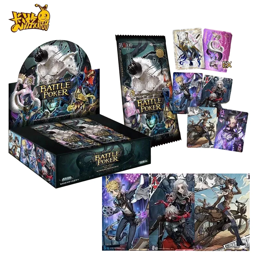

Authentic Identity V Premium Shiny Battle Poker Cards "Call of The Abyss" Themed Game Character Peripheral Cards
