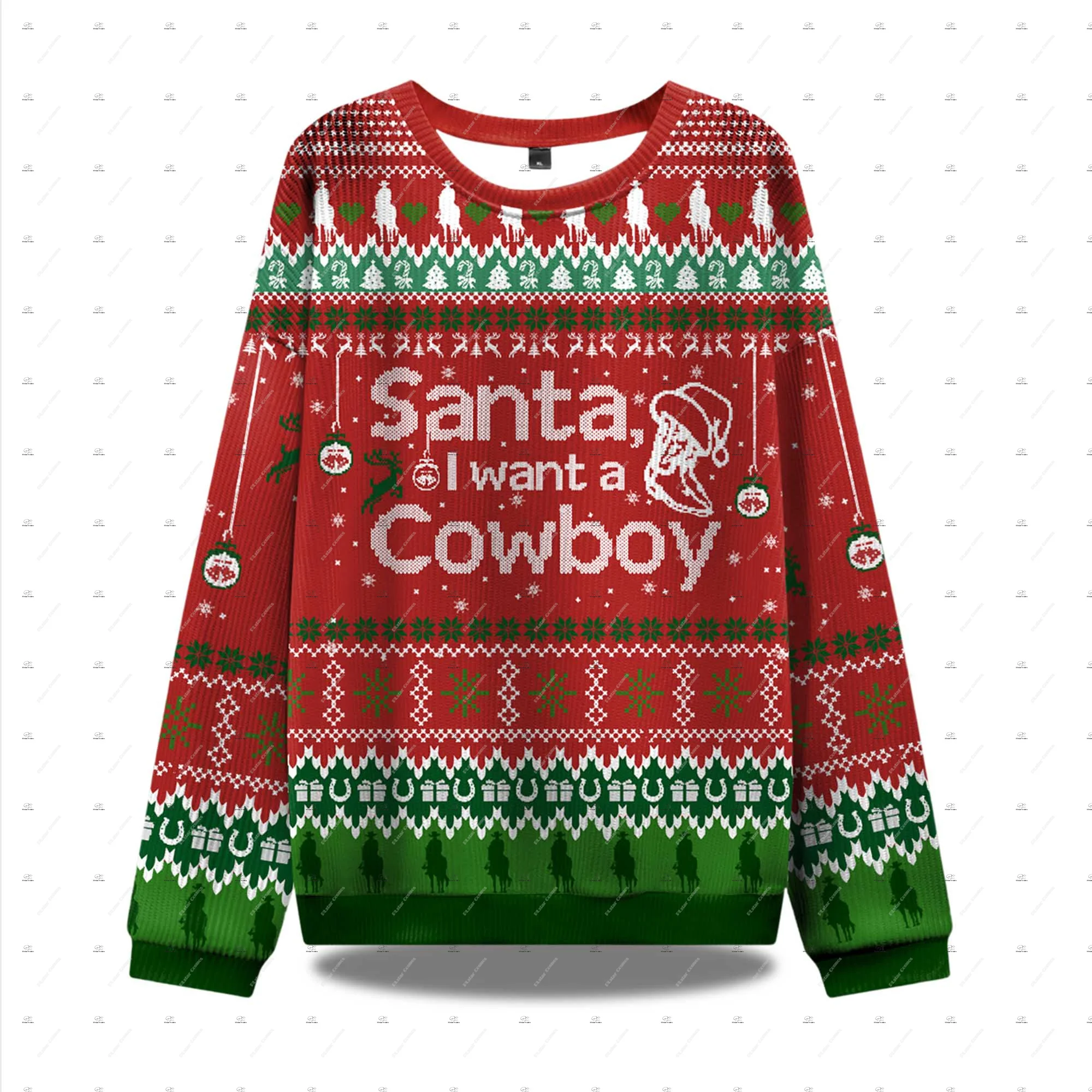Christmas Santa Claus Cospaly Jesus Vintage Retro Ugly Sweater 3DPrint Harajuku Casual Pullover Funny Unisex Winter Sweatshirt 1