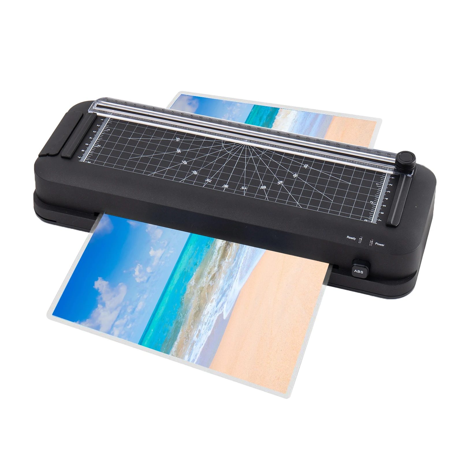 Thermal Laminator Desktop A4 Laminator Machine with Laminating Punching Paper Cutting Function Automatic Laminator Paper Trimmer