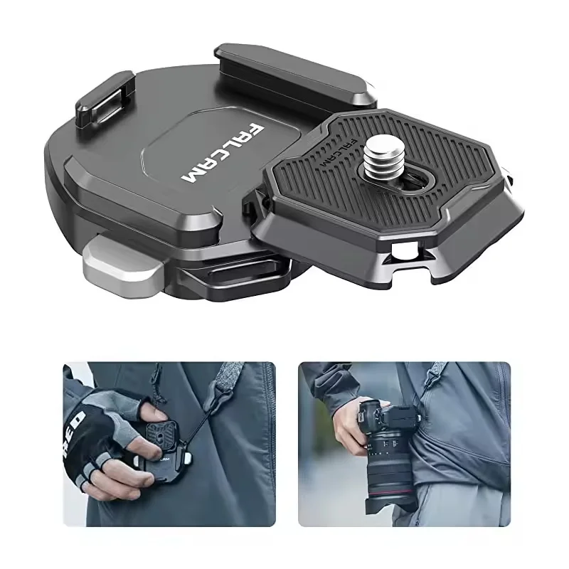 

Falcam 3141 F38 Quick Release Shoulder Strap Base / Kit V2 Compatible With F38 PD Fotopro PGY Quick Release Plate 3142