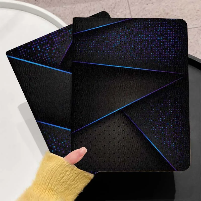 

Крутой чехол с черным узором для Huawei MediaPad T5 T10s M6 M5Lite SE Honor Tab 5 6 7 V7 V8 X8a X9a Pro, мягкий чехол для планшета, подарок