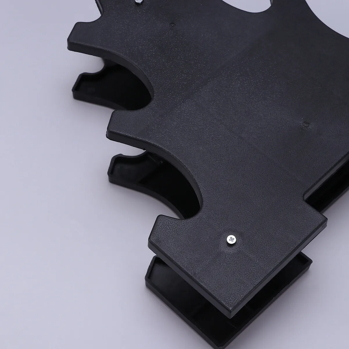 Dumbbell Rack for Home Gym ABS Material Compact Design Prevents Rolling Protects Floors Easy Storage Fitness Supplies Display