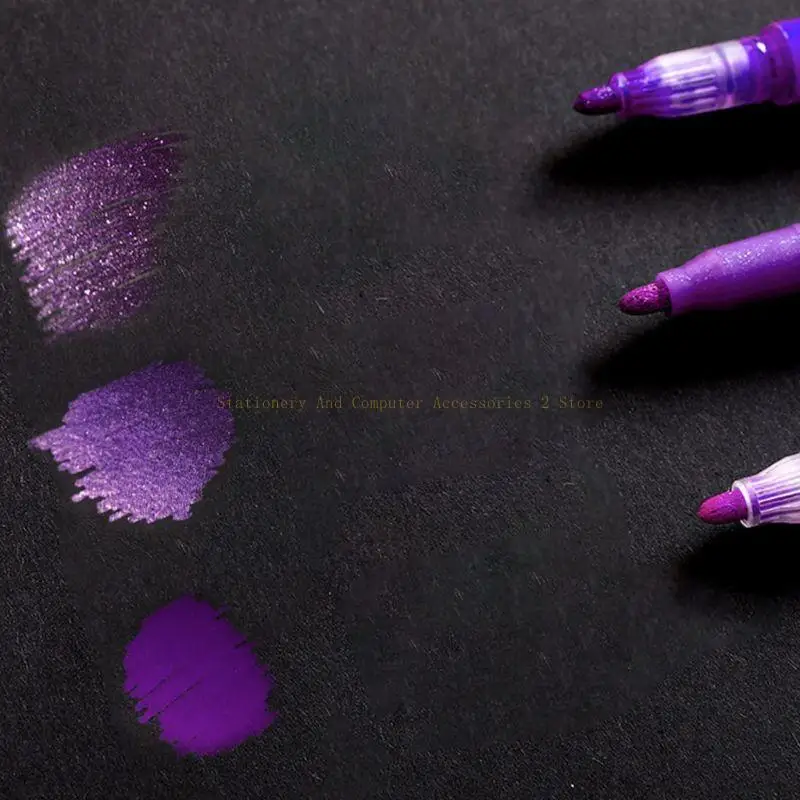 12 สีสีอะคริลิคสีปากกาสำหรับเซรามิกแก้วแก้วพอร์ซเลนแก้วไม้ผืนผ้าใบ